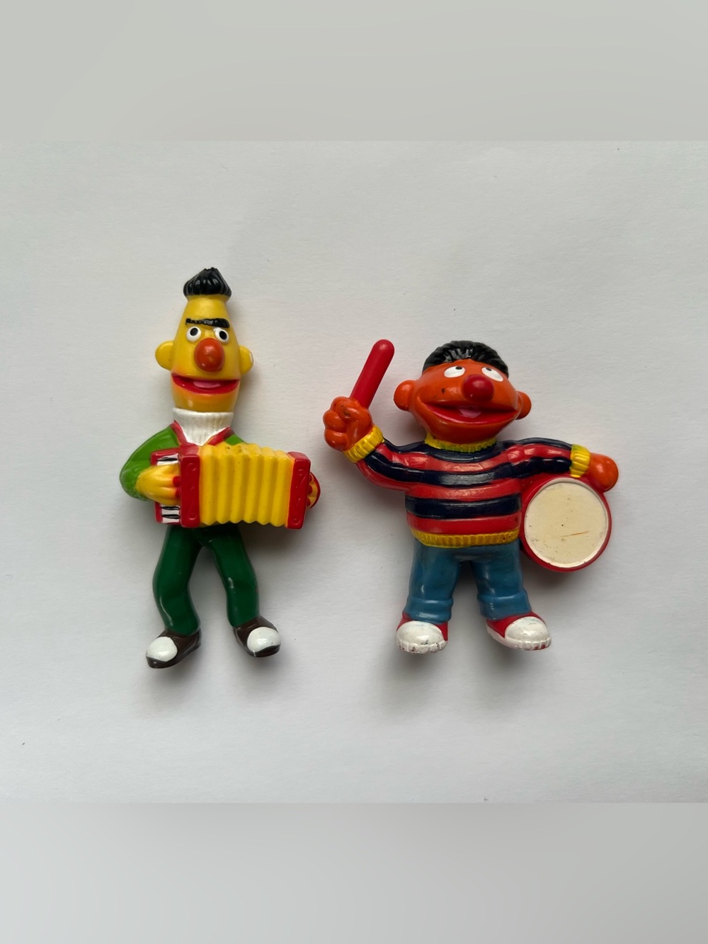 Vintage 1982 Tara Toys Sesame Street Figures Band - Bert and Ernie